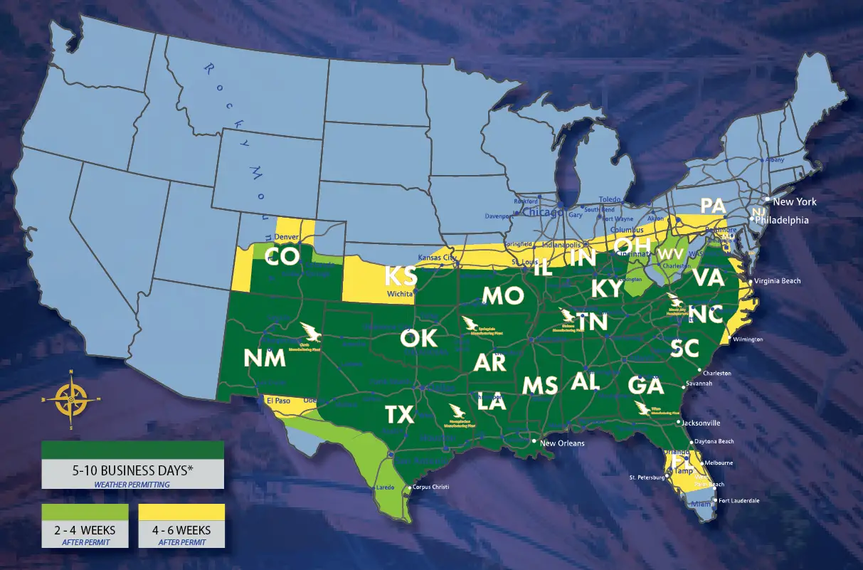 Carport Delivery Time Frame